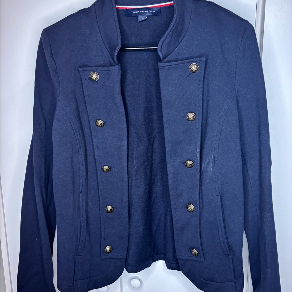 Tommy Hilfiger Midnight Blue Blazer with Gold Buttons